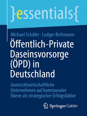 cover image of Öffentlich-Private Daseinsvorsorge (ÖPD) in Deutschland